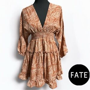 Fate‎ Women’s Tiered Ruffle Dress - Size S